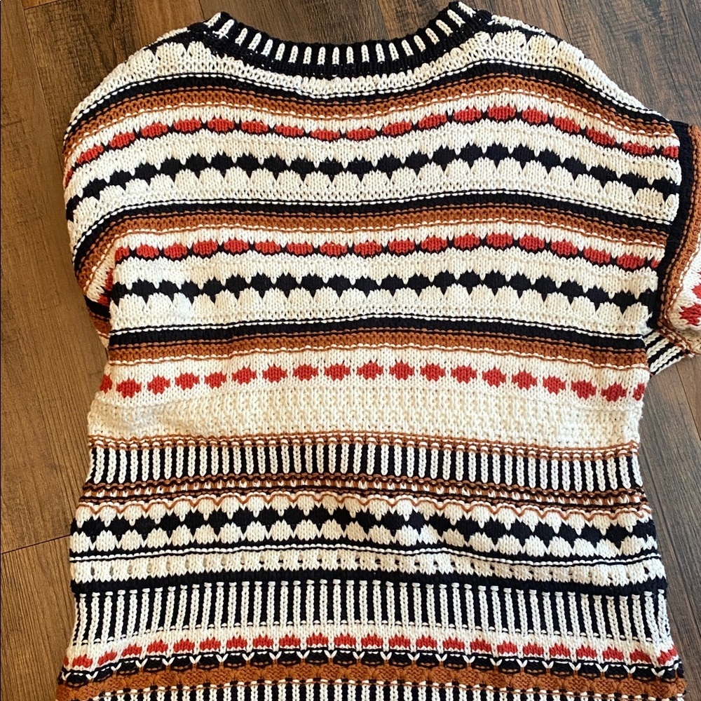 Marc New York Striped Sweater - Black, Red, Cream - Picture 17 of 17